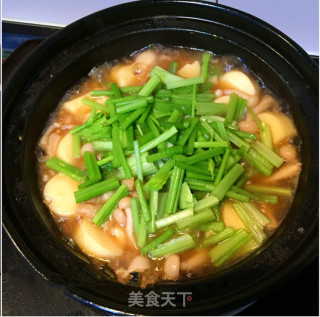 玉子豆腐烩白玉菇的做法步骤：5