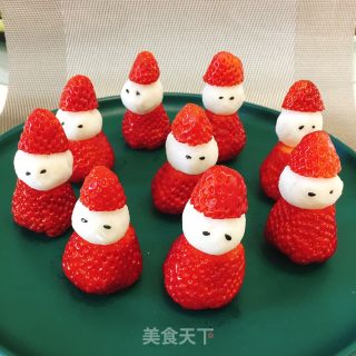 草莓雪人的做法步骤：7