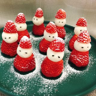 草莓雪人的做法步骤：8