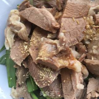 蒜苗拌羊肉的做法步骤：15