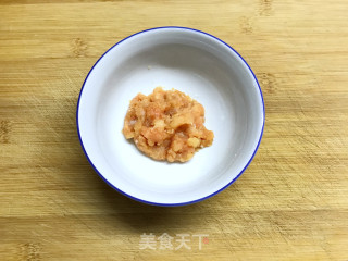 荠菜肉末豆腐的做法步骤：2