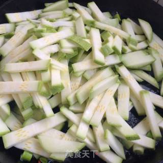 青椒番茄炒葫芦的做法步骤：5