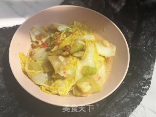 佛手瓜炒大白菜的做法步骤：5
