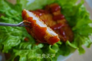 炸猪排的做法步骤：7