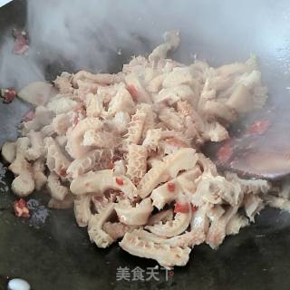 爆炒牛肚的做法步骤：9