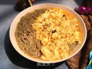 嫩豆腐荞麦面的做法步骤：8