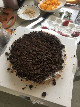 最爱奥利奥咸奶油蛋糕的做法步骤：3