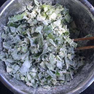 油麦菜麦饭的做法步骤：3
