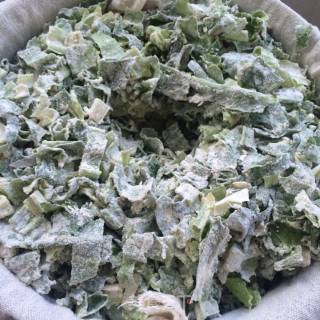 油麦菜麦饭的做法步骤：4