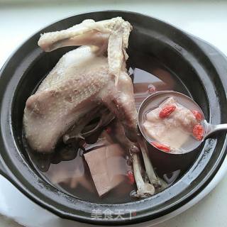 榴莲壳炖鸡的做法步骤：6