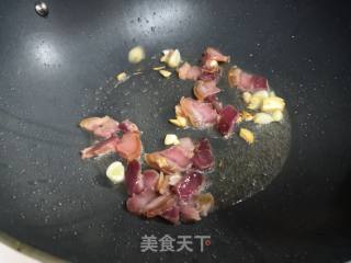 腊肉炒黄瓜冬笋的做法步骤：2