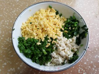 芥菜鸡蛋豆腐馅饼的做法步骤：8