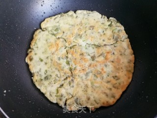 荠菜煎饼的做法步骤：7