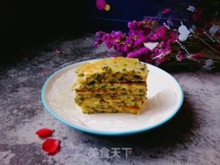 荠菜煎饼的做法步骤：8