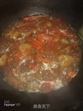 胡萝卜五花肉蒸面的做法步骤：10