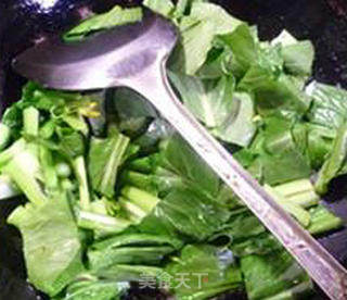 牛肉丸鲜蘑菇油菜蕻的做法步骤：9