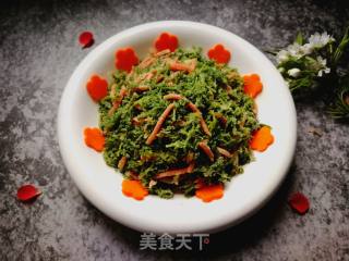 米米蒿胡萝卜双蒸的做法步骤：12