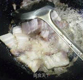 胡萝卜炒白肉的做法步骤：9