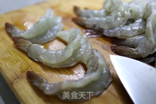 凉拌香菇芦笋虾球的做法步骤：3