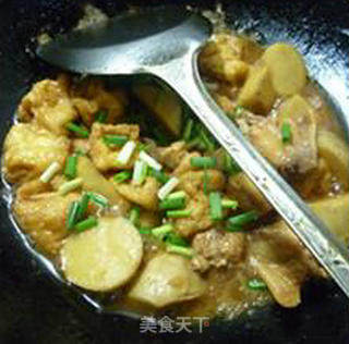 油豆腐香芋中翅的做法步骤：14
