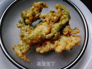 炸米米蒿的做法步骤：9