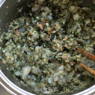 “野菜”荠菜白菜扇贝丁饺子的做法步骤：21