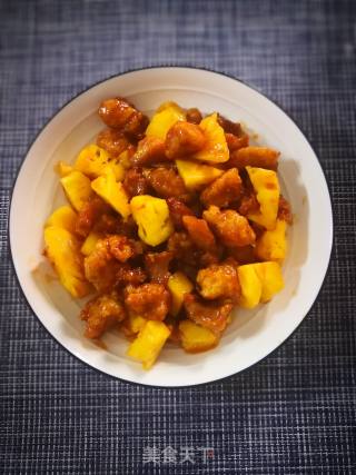 菠萝咕咾肉的做法步骤：12