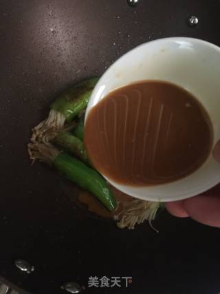 尖椒酿金针菇的做法步骤：7