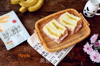 海盐焦糖香蕉三明治的做法步骤：14
