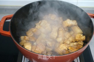 五花肉炖笋块的做法步骤：7