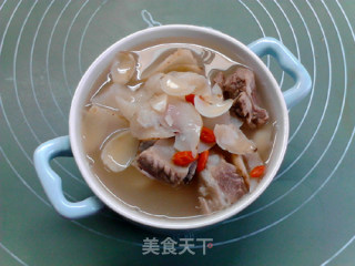 补肝润肺百合天麻排骨汤的做法步骤：15