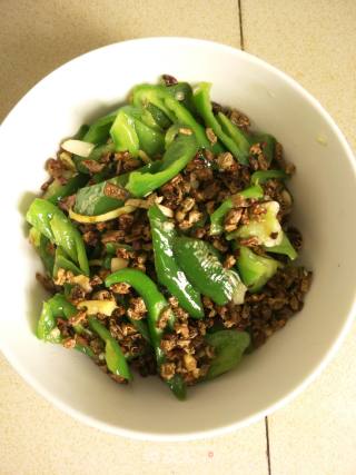 素炒干酸豆角的做法步骤：4