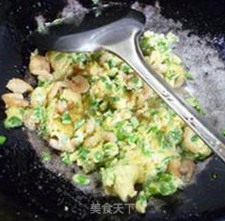 开洋炒蒜蛋的做法步骤：9