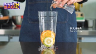 网红奶茶技术教程：橙子与益力多的搭配，橙益满满的做法的做法步骤：3