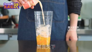 网红奶茶技术教程：橙子与益力多的搭配，橙益满满的做法的做法步骤：6