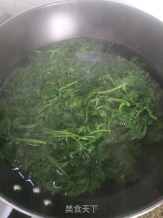 红豆沙青团的做法步骤：2