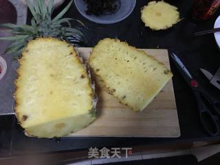 秘制菠萝饭的做法步骤：3