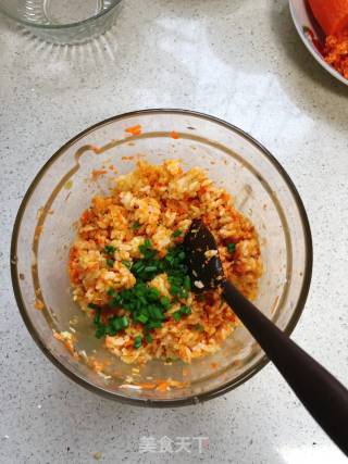 蔬菜肉松饭团的做法步骤：7