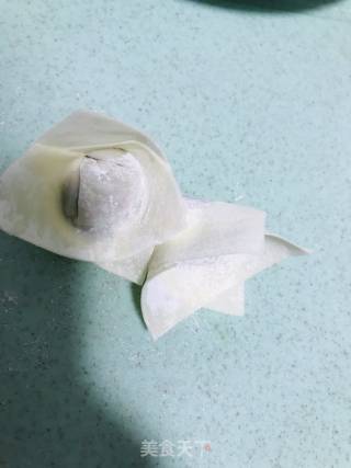 鲜肉云吞“野菜”的做法步骤：8
