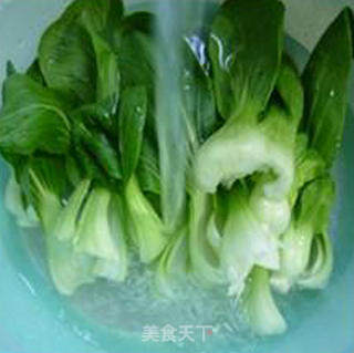 腐竹开洋炒手捏菜的做法步骤：4