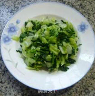 腐竹开洋炒手捏菜的做法步骤：10