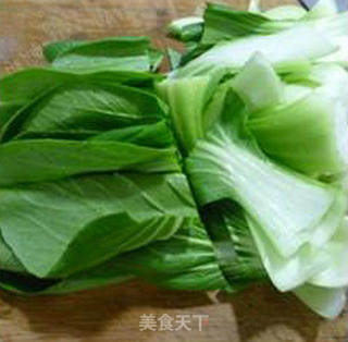 烤鸭炒青菜的做法步骤：4