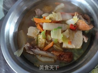 奥尔良烤鸭架汤的做法步骤：6