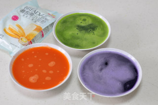 彩色薄饼的做法步骤：2