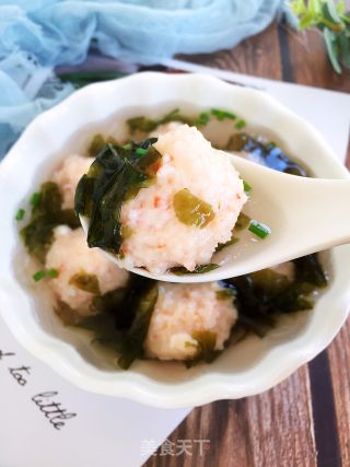 紫菜虾丸汤的做法步骤：10