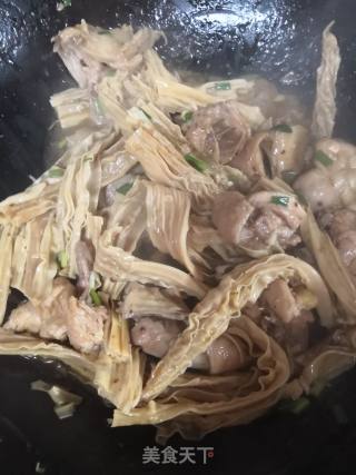 鸡块炖腐竹的做法步骤：6