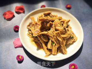 鸡块炖腐竹的做法步骤：8