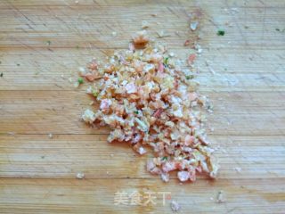 玉米面荠菜鸡蛋馅煎饺的做法步骤：12