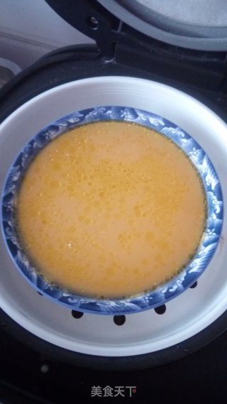 电饭煲蒸大碗鸡蛋羹的做法步骤：5