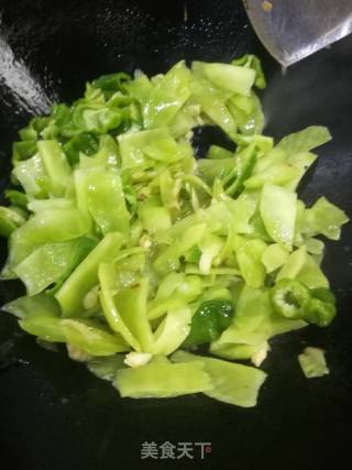 青笋肉片的做法步骤：8